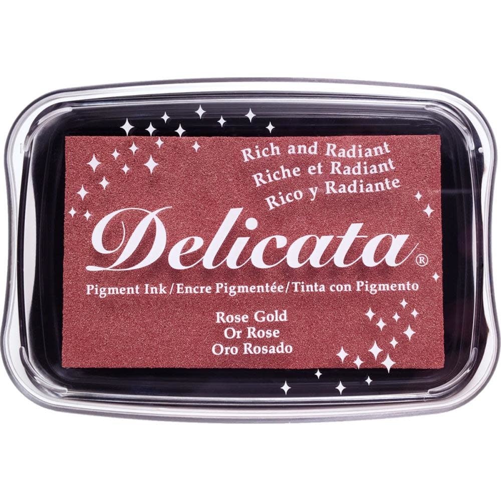 TSUKINEKO TSUKINEKO DELICATA PIGMENT INK PAD ROSE GOLD