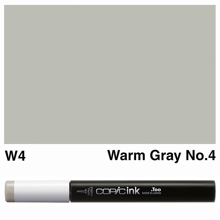 COPIC COPIC W4 WARM GRAY #4 REFILL