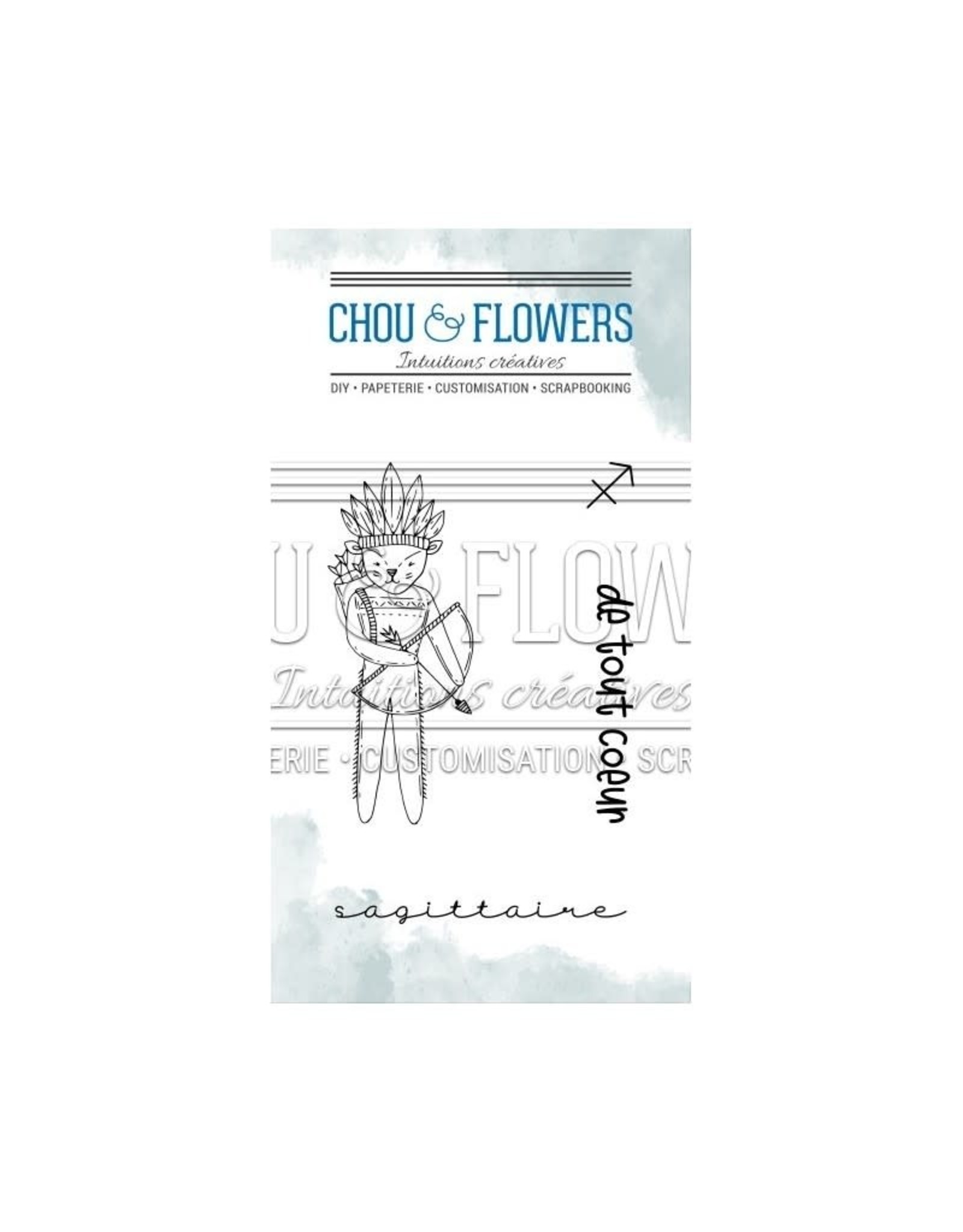 CHOU & FLOWERS CHOU & FLOWERS TAMPON CLEAR DANS LA LUNE DOUDOU SAGITTAIRE