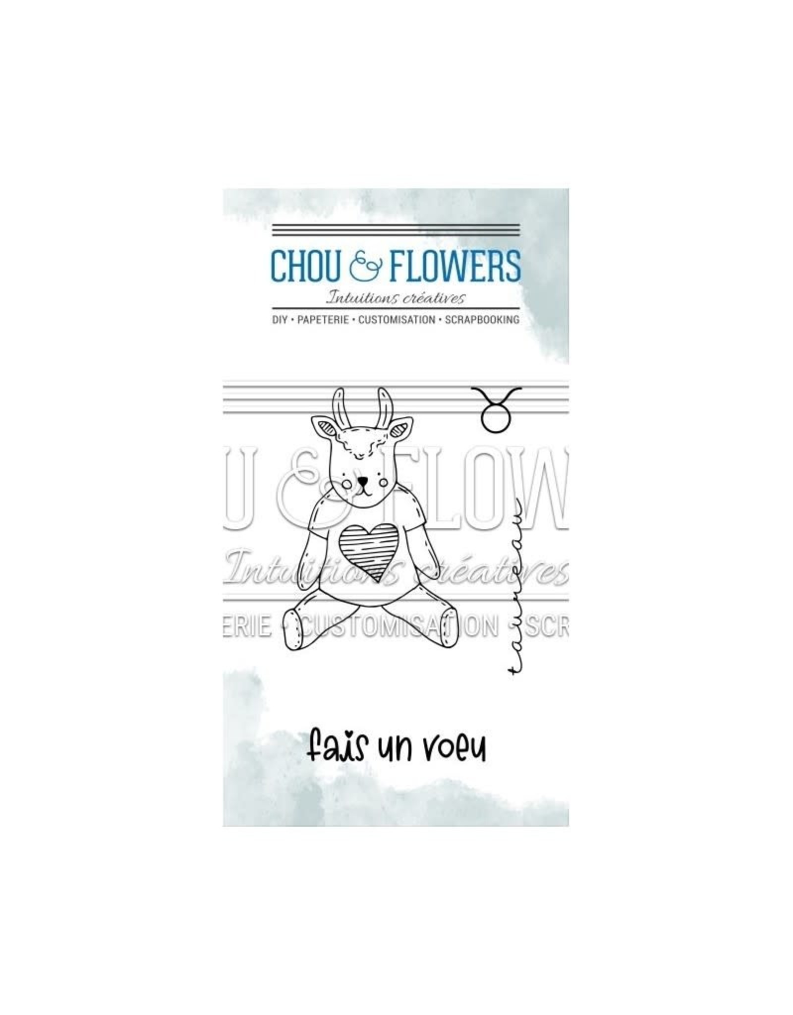 CHOU & FLOWERS CHOU & FLOWERS TAMPON CLEAR DANS LA LUNE DOUDOU TAUREAU