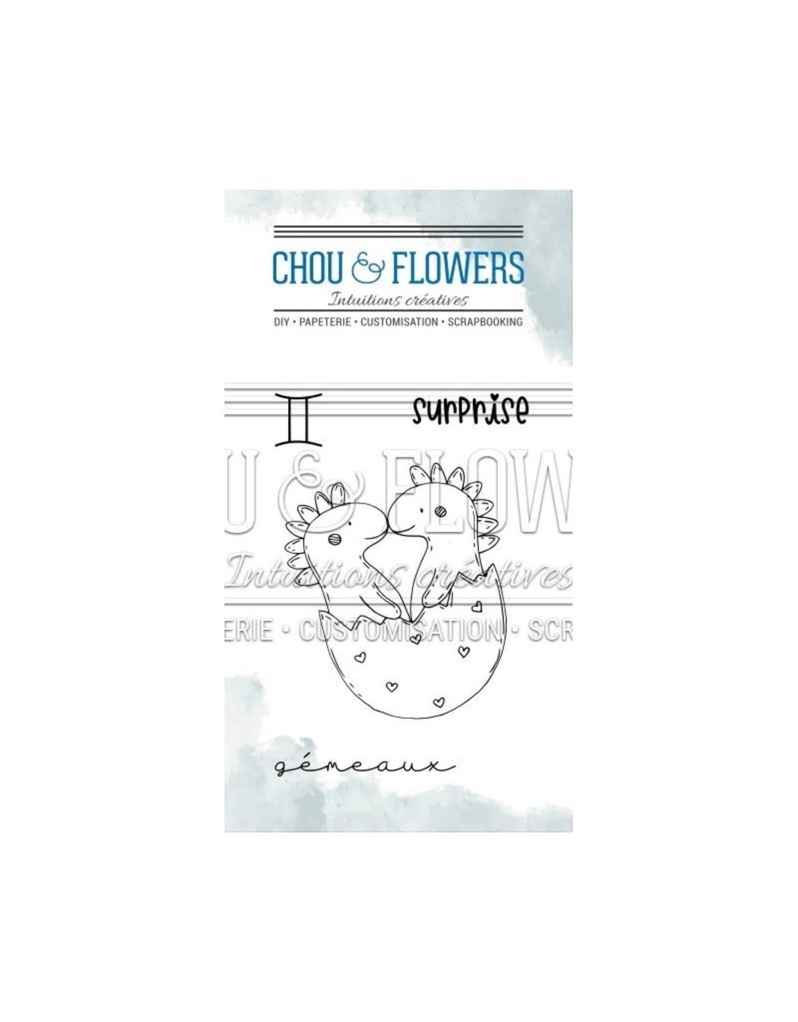 CHOU & FLOWERS CHOU & FLOWERS TAMPON CLEAR DANS LA LUNE DOUDOU GÉMEAUX