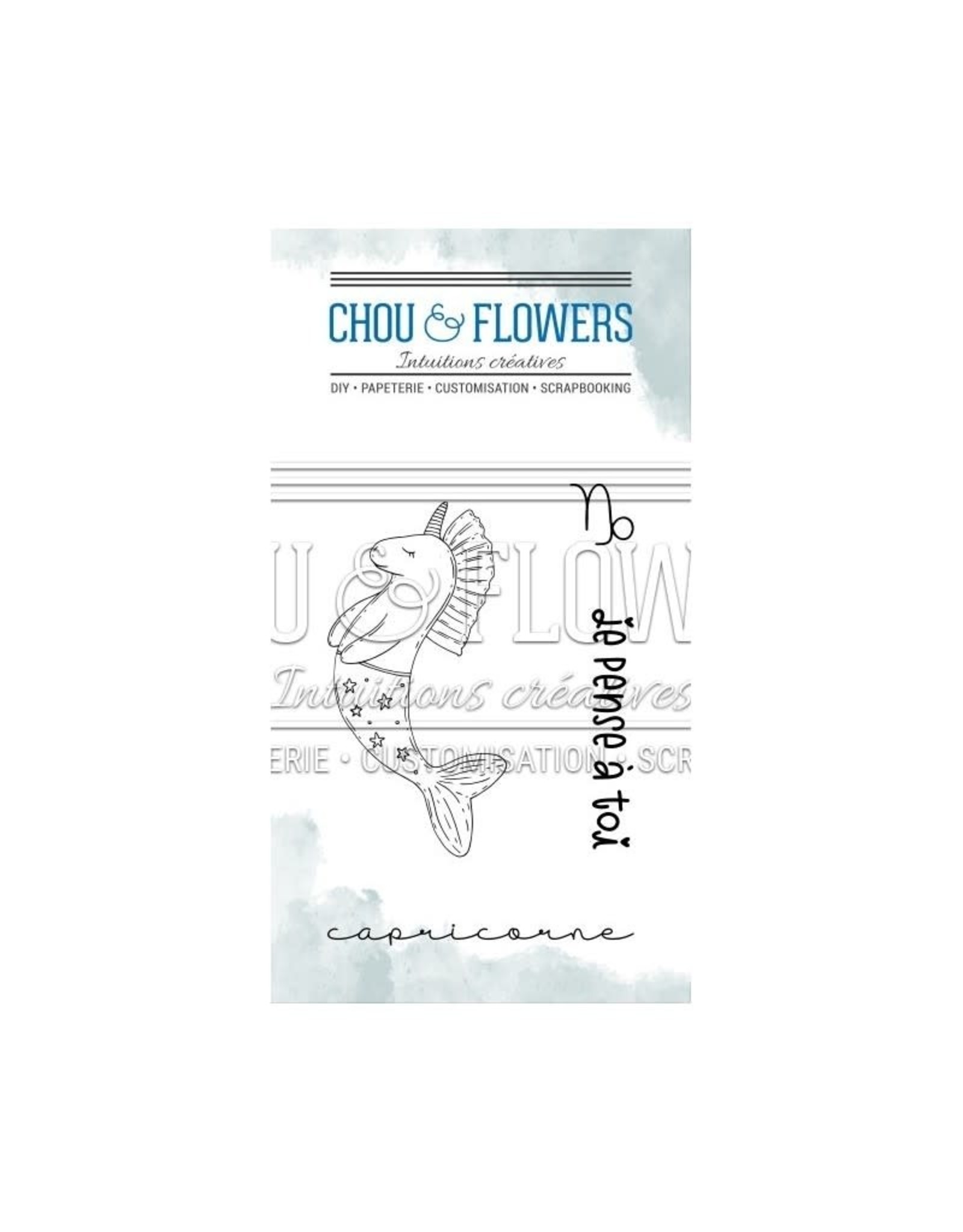 CHOU & FLOWERS CHOU & FLOWERS TAMPON CLEAR DANS LA LUNE DOUDOU CAPRICORNE