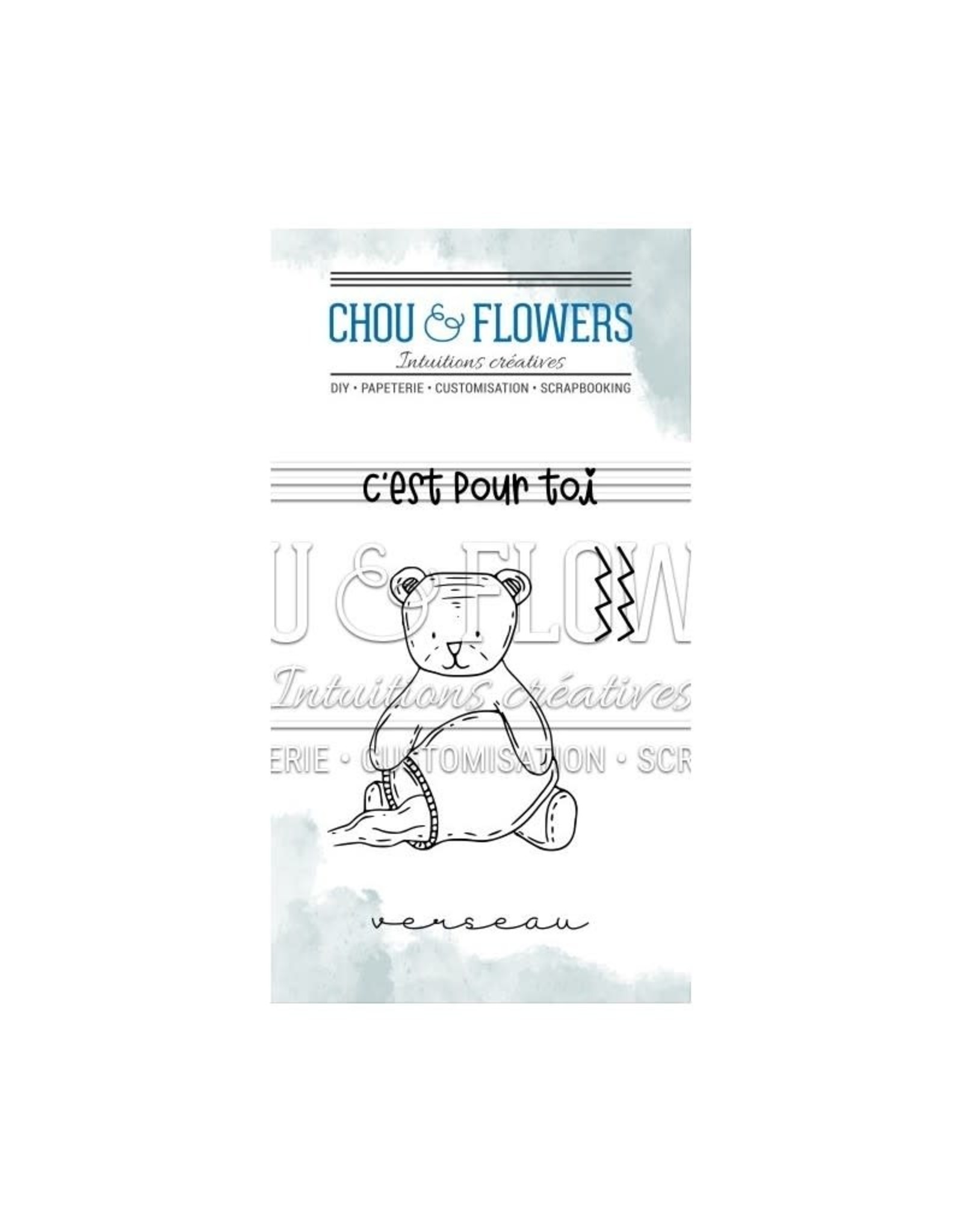 CHOU & FLOWERS CHOU & FLOWERS TAMPON CLEAR DANS LA LUNE DOUDOU VERSEAU