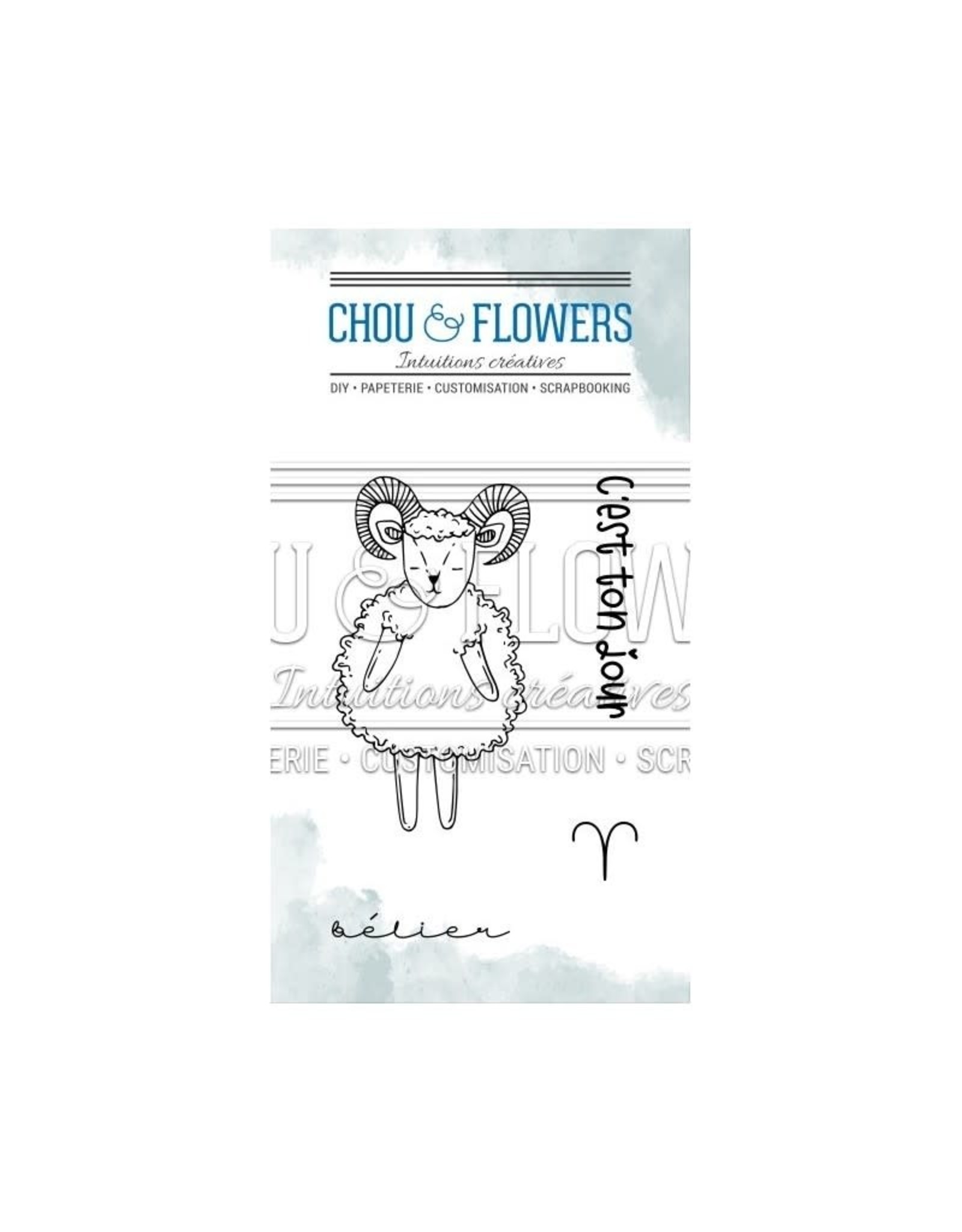 CHOU & FLOWERS CHOU & FLOWERS TAMPON CLEAR DANS LA LUNE DOUDOU BÉLIER
