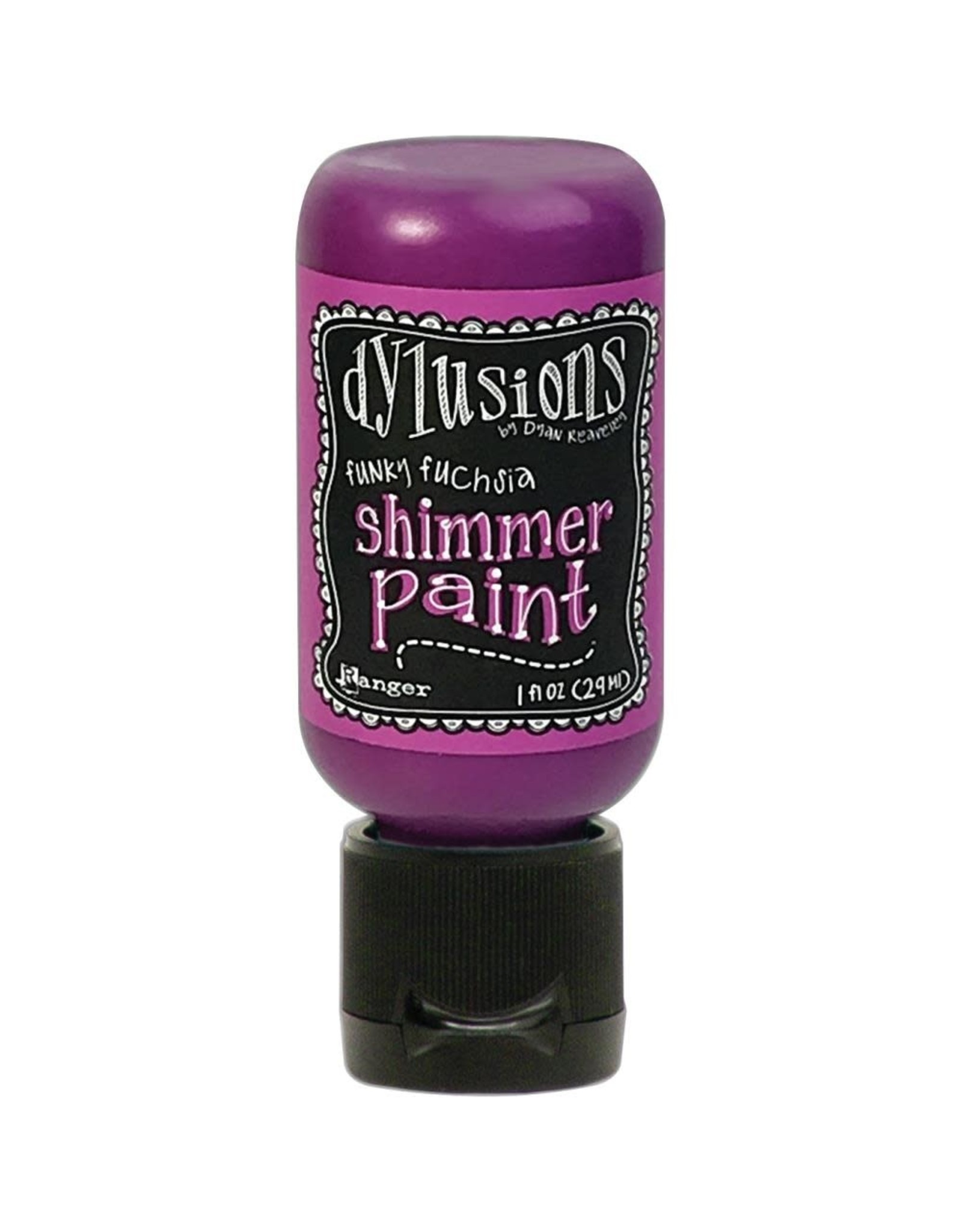 RANGER DYLUSIONS SHIMMER PAINT FUNKY FUCHSIA 1OZ