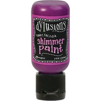 RANGER DYLUSIONS SHIMMER PAINT FUNKY FUCHSIA 1OZ