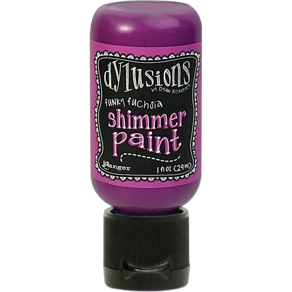 RANGER DYLUSIONS SHIMMER PAINT FUNKY FUCHSIA 1OZ