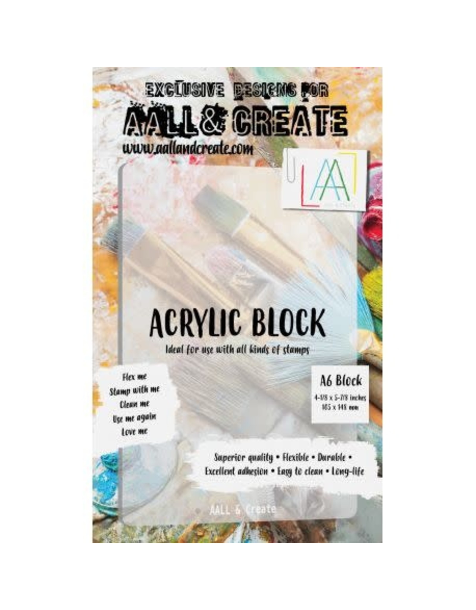 AALL & CREATE AALL & CREATE A6 ACRYLIC BLOCK