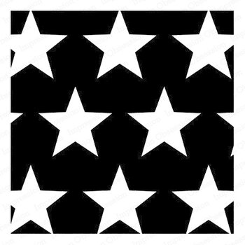 IMPRESSION OBSESSION COVER A CARD BIG STARS CLING STAMP