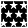 IMPRESSION OBSESSION COVER A CARD BIG STARS CLING STAMP