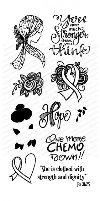 IMPRESSION OBSESSION HOPE SET ACRYLIC STAMP SET