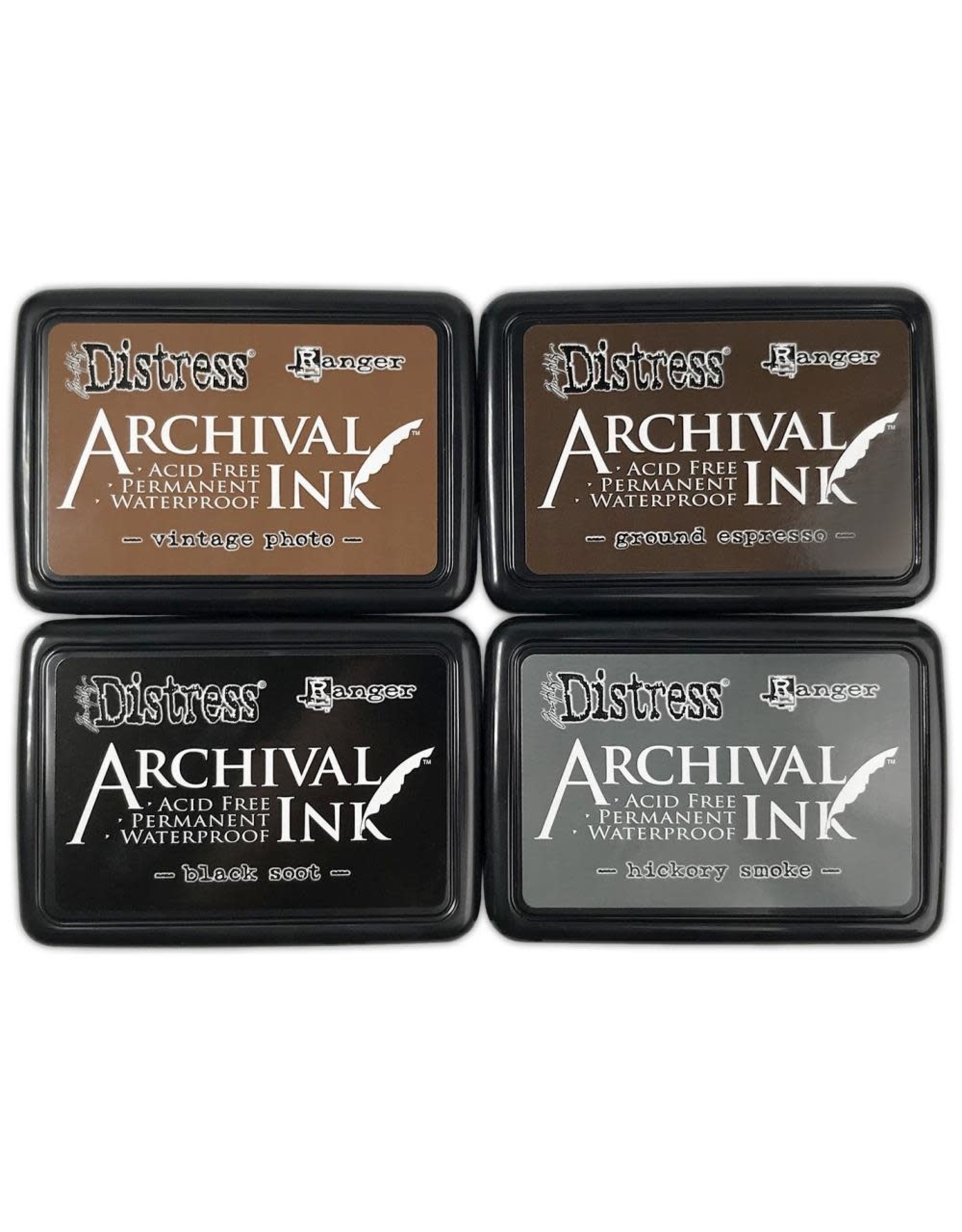 RANGER TIM HOLTZ DISTRESS ARCHIVAL INK PAD STACK - BASICS