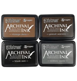 RANGER TIM HOLTZ DISTRESS ARCHIVAL INK PAD STACK - BASICS