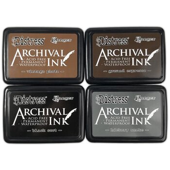 RANGER TIM HOLTZ DISTRESS ARCHIVAL INK PAD STACK - BASICS