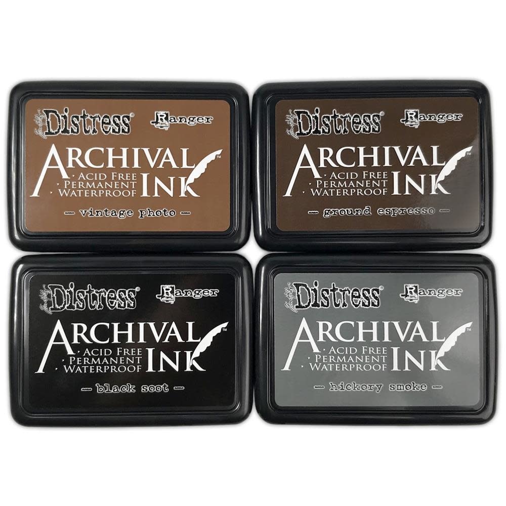 RANGER TIM HOLTZ DISTRESS ARCHIVAL INK PAD STACK - BASICS