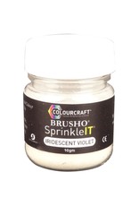 COLOURCRAFT COLOURCRAFT BRUSHO IRIDESCENT VIOLET SPRINKLEIT 10GM
