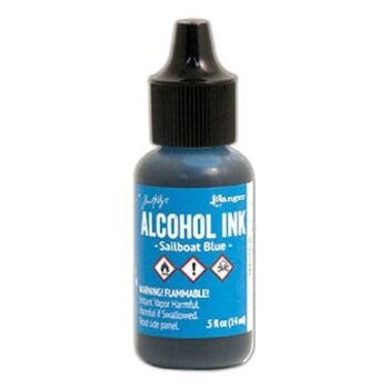RANGER TIM HOLTZ ALCOHOL INK SAILBOAT BLUE 0.5 OZ
