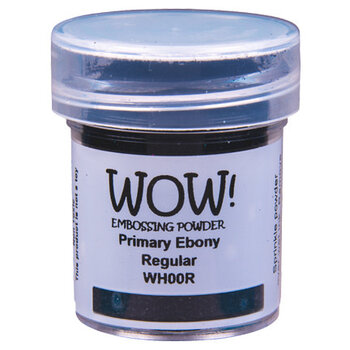 WOW! WOW! PRIMARY EBONY REGULAR EMBOSSING POWDER 0.5OZ