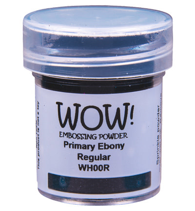 WOW! WOW PRIMARY EBONY REGULAR EMBOSSING POWDER 0.5OZ