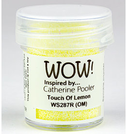 WOW! WOW CATHERINE POOLER TOUCH OF LEMON EMBOSSING POWDER 0.5OZ