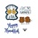 SIZZIX SIZZIX LOVE YOU A LATKE FRAMELITS DIES & STAMP SET