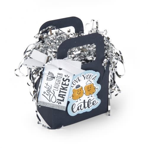 SIZZIX SIZZIX LOVE YOU A LATKE FRAMELITS DIES & STAMP SET