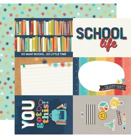 SIMPLE STORIES SIMPLE STORIES SCHOOL LIFE 4x6 ELEMENTS 12x12 CARDSTOCK
