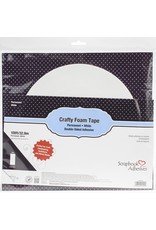 3L SCRAPBOOK ADHESIVES WHITE CRAFTY FOAM TAPE ROLL 108 FT