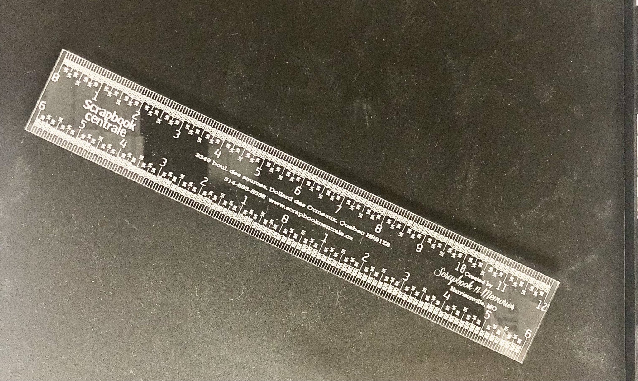 SCRAPBOOK CENTRALE CRAFTER'S ESSENTIAL SCRAPBOOK CENTRALE RULER Scrapbook Centrale