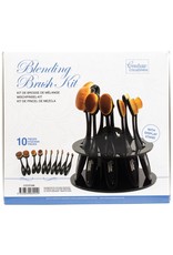 COUTURE CREATIONS COUTURE CREATIONS BLENDING BRUSH KIT WITH DISPLAY STAND
