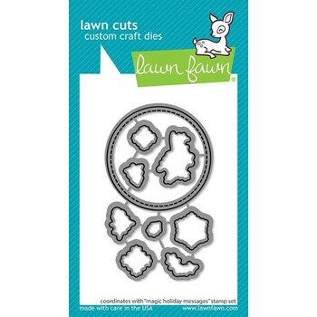 LAWN FAWN LAWN FAWN MAGIC HOLIDAY MESSAGES DIE SET