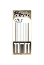 STAMPERS ANONYMOUS TIM HOLTZ SHIFTER MULTI STRIPES STENCIL SET 3/PK