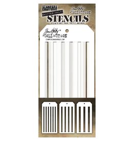 STAMPERS ANONYMOUS STAMPERS ANONYMOUS TIM HOLTZ SHIFTER MULTI STRIPES STENCIL SET 3/PK