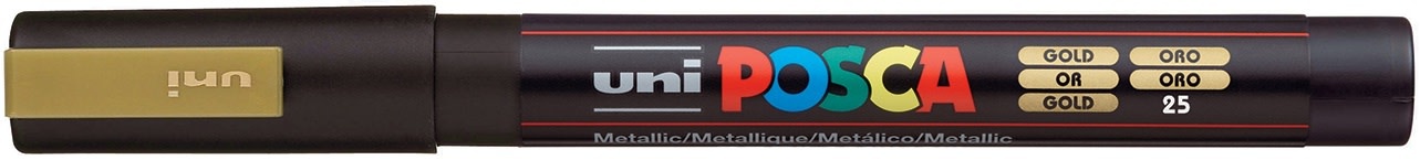 POSCA UNI POSCA GOLD OPAQUE WATER-BASED FINE PAINT MARKER