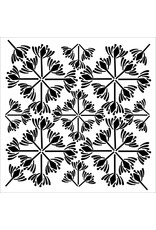 CRAFTERS WORKSHOP THE CRAFTER'S WORKSHOP GARDEN TILE STENCIL 12x12