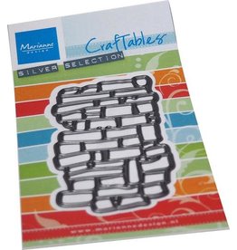 MARIANNE DESIGNS MARIANNE DESIGN SILVER SELECTION CRAFTABLES ART TEXTURE BRICKS DIE