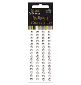 MARK RICHARDS MARK RICHARDS SILVER METAL STICKERS NAILHEADS 3MM