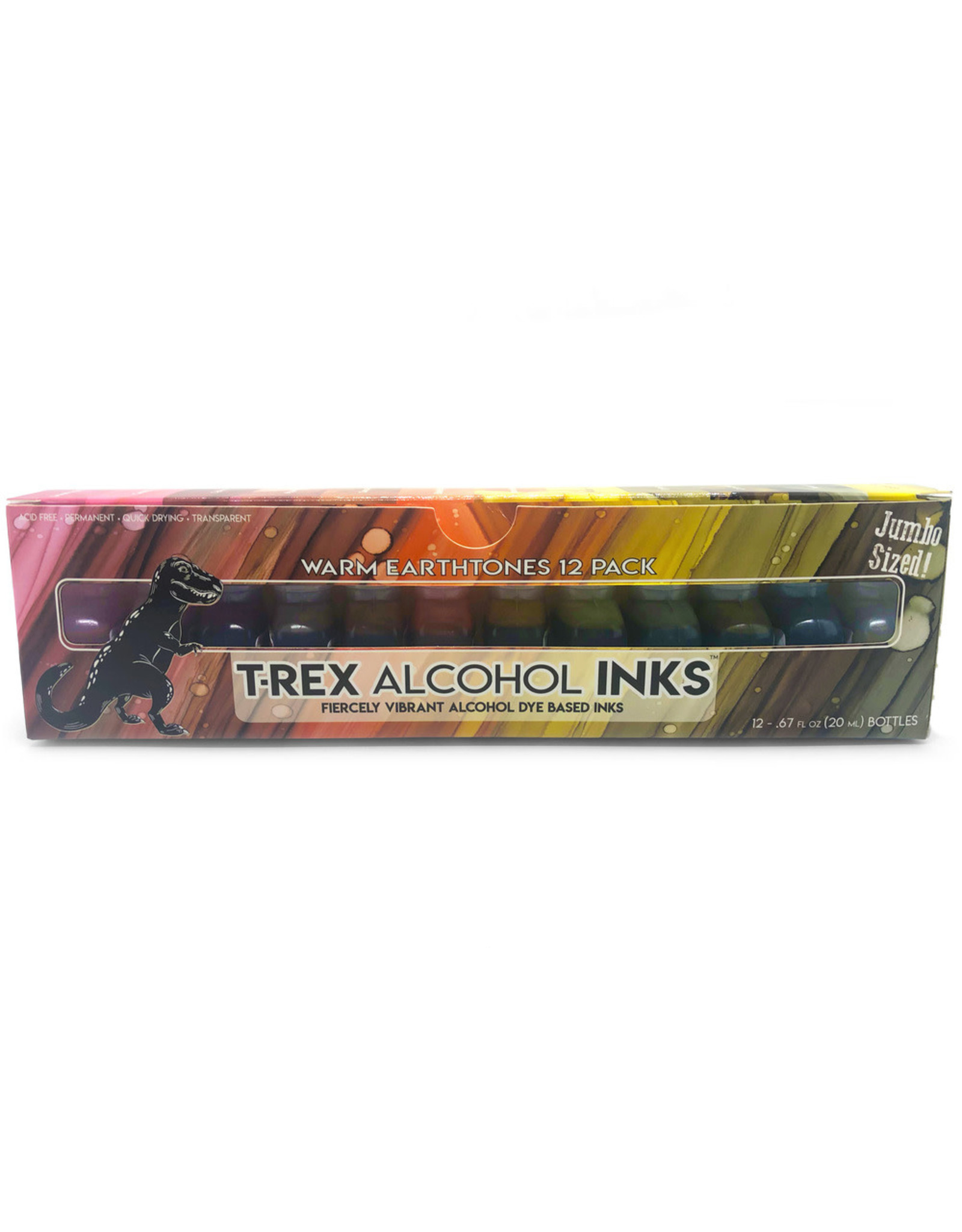 T-REX T-REX ALCOHOL INK WARM EARTHTONES 12/PK