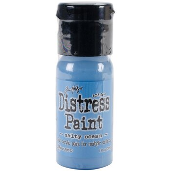 RANGER TIM HOLTZ DISTRESS ACRYLIC PAINT SALTY OCEAN 1OZ