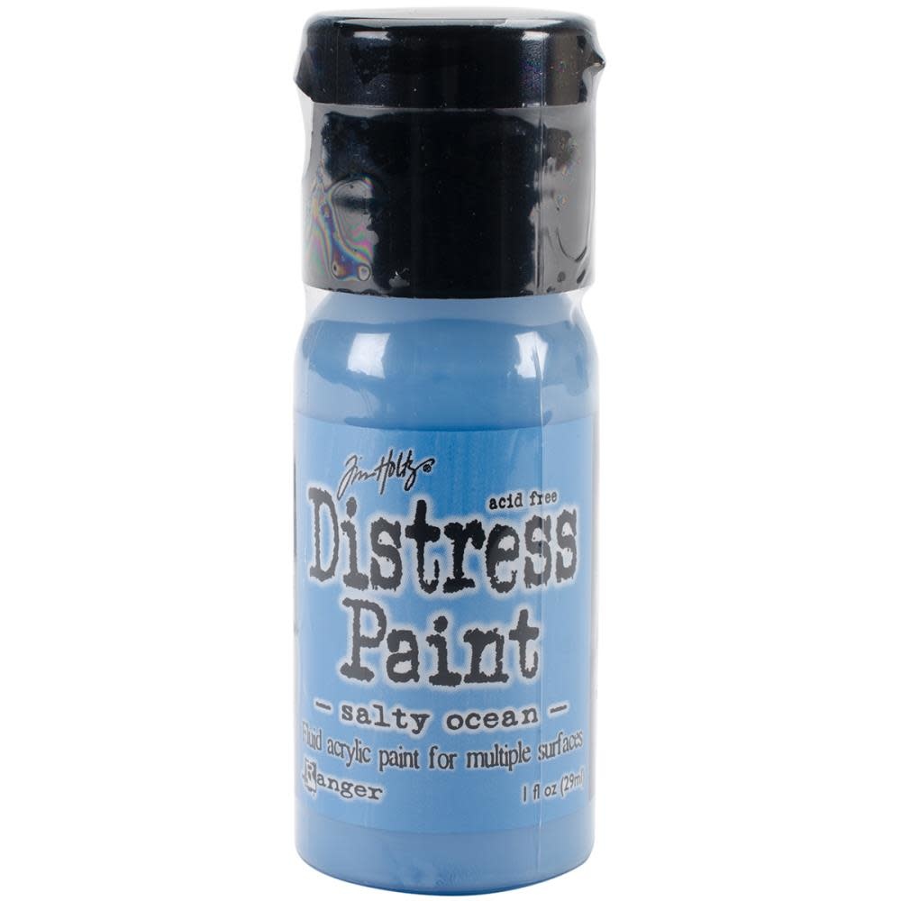 RANGER TIM HOLTZ DISTRESS ACRYLIC PAINT SALTY OCEAN 1OZ