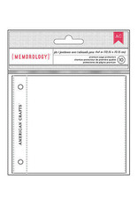 AMERICAN CRAFTS AMERICAN CRAFTS MEMOROLOGY REFILL PAGES 4X4