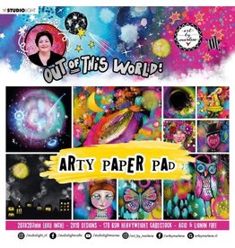 STUDIOLIGHT STUDIOLIGHT ART BY MARLENE OUT OF THIS WORLD  ARTY PAPER PAD