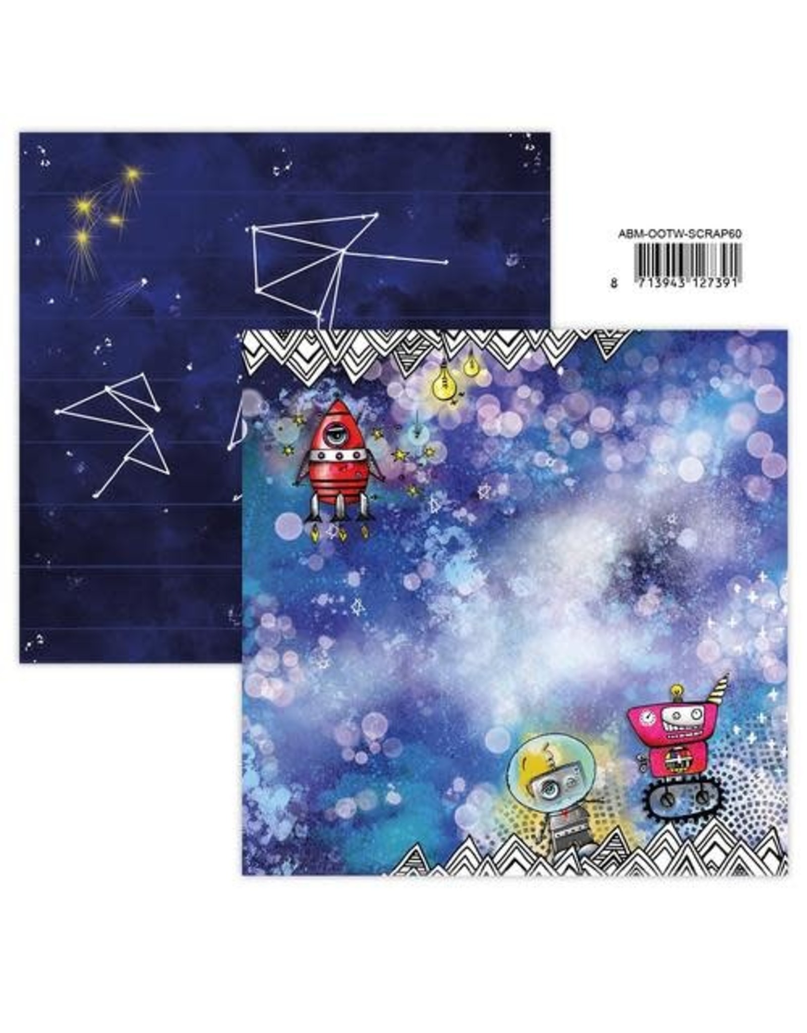 STUDIOLIGHT STUDIOLIGHT ART BY MARLENE OUT OF THIS WORLD #60 12x12 CARDSTOCK