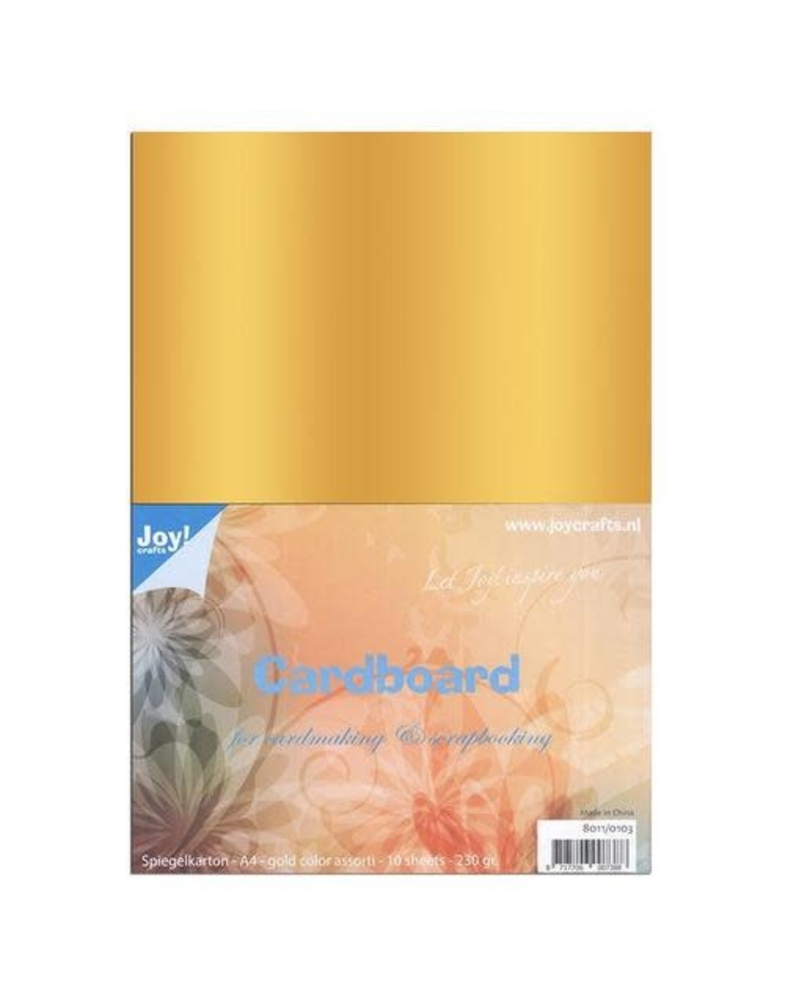 JOY CRAFTS JOY CRAFTS A4 GOLD MIRROR CARDSTOCK 10 SHEETS