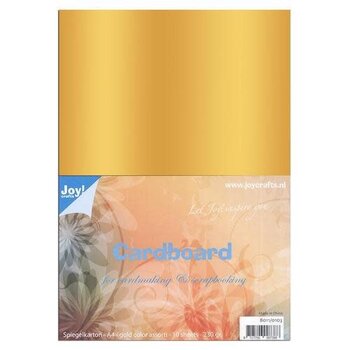 JOY CRAFTS A4 GOLD MIRROR CARDSTOCK 10 SHEETS