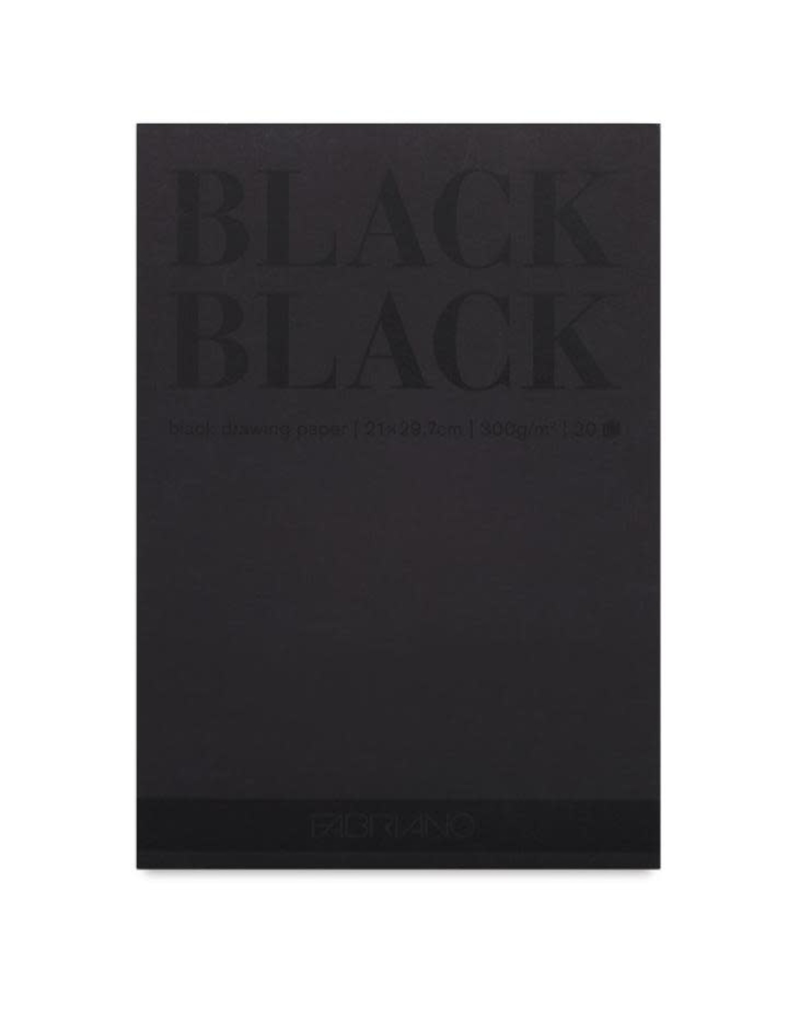 FABRIANO FABRIANO BLACK BLACK 8.5x12 PAD 20 SHEETS 300gms