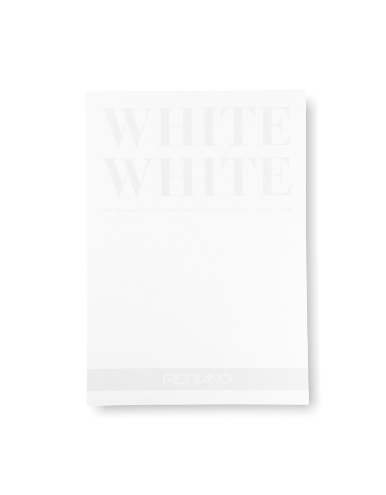 FABRIANO FABRIANO WHITE WHITE 8.5x12 PAD 20 SHEETS 300gms