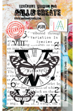 AALL & CREATE AALL & CREATE TRACY EVANS #598 MINUTES IN FLIGHT A7 ACRYLIC STAMP SET