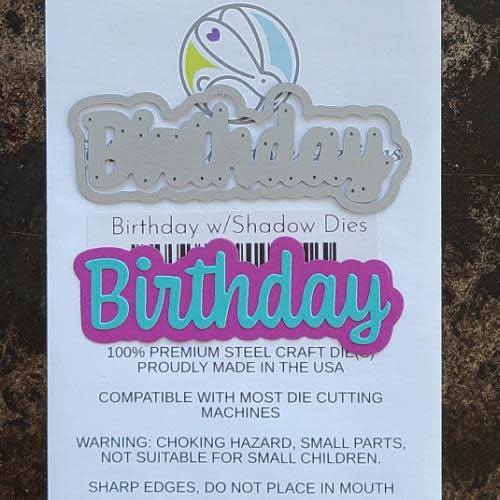 THE RABBIT HOLE DESIGNS BIRTHDAY WITH SHADOW DIE SET