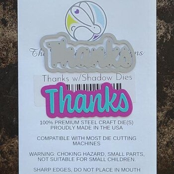 THE RABBIT HOLE DESIGNS THANKS WITH SHADOW DIE SET